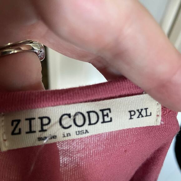 Zip Code Womens Top Size PXL Mom of the Year Tunic Knit Top Petite XL NEW - Picture 3 of 5